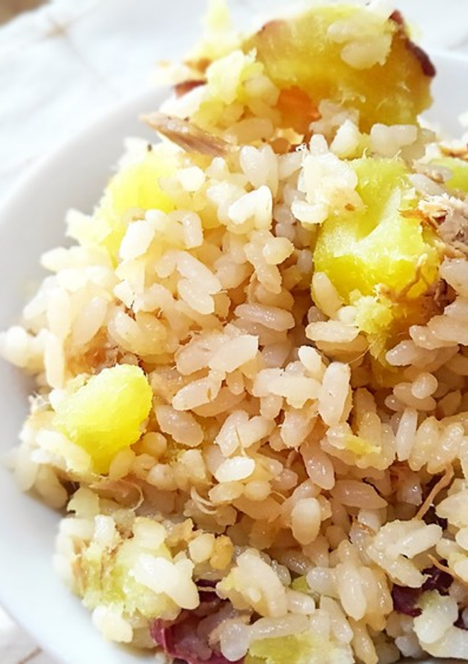 準備3分★さつま芋とツナの炊き込みご飯-レシピのメイン写真