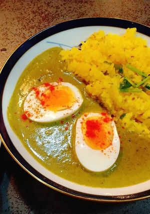 ほうれん草と卵のスパイスカレー-レシピのメイン写真