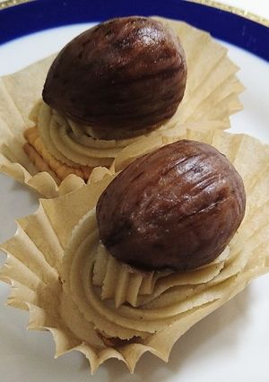 贅沢・簡単!モンブランケーキ-レシピのメイン写真