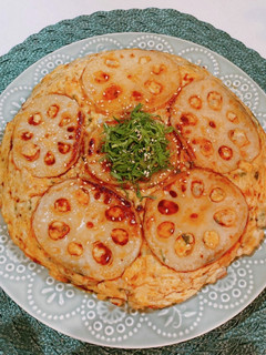 簡単!☆★蓮根のシャキふわ巨大つくね☆★-レシピのメイン写真