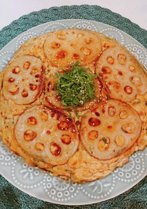 簡単！☆★蓮根のシャキふわ巨大つくね☆★-レシピのメイン写真