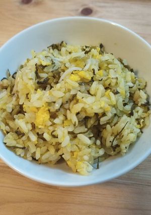 炊いて炒めて保温!!高菜の逃げ道炒飯-レシピのメイン写真