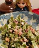 リカちゃん♡四角豆のハムごまマヨ和え*‧