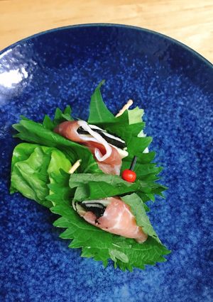 生ハムと海苔チーズのくるくる-レシピのメイン写真