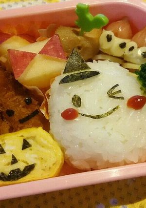 年少秋の遠足ハロウィン弁当-レシピのメイン写真