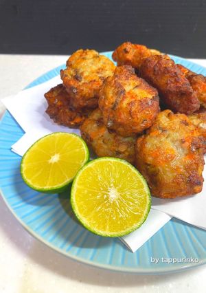 絶品☆おつまみ アジと野菜のさつま揚げ-レシピのメイン写真