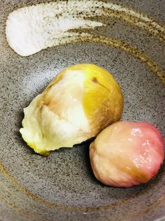 固いいちじくが簡単に剥け美味しくなります-レシピのメイン写真