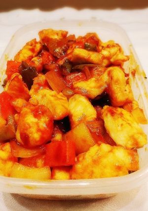 作り置き 揚げないむね肉の酢鶏★-レシピのメイン写真