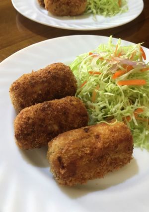サバ缶で絶品鯖チーズコロッケ-レシピのメイン写真