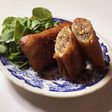 バルサミコ酢で春巻き