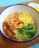 椎茸と鰹と昆布の優しいお出汁のにゅうめん