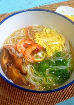 椎茸と鰹と昆布の優しいお出汁のにゅうめん-レシピのメイン写真