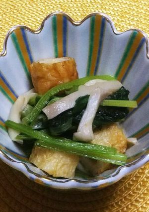 竹輪と小松菜とエリンギの中華煮-レシピのメイン写真
