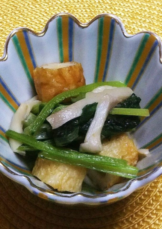 竹輪と小松菜とエリンギの中華煮-レシピのメイン写真