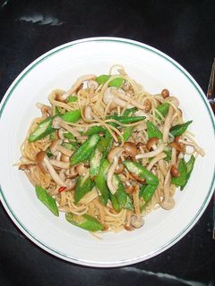 オクラとシメジのパスタ。-レシピのメイン写真