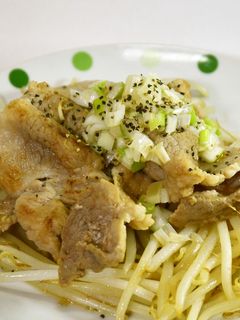 さっぱり「ネギ塩豚もやし」-レシピのメイン写真