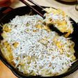 スキレットでじゃがいも・しらすのガレット