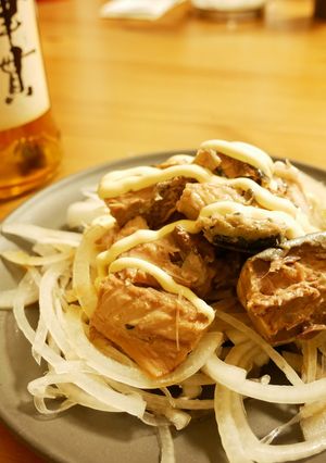 鯖と玉ねぎのマヨポンサラダ-レシピのメイン写真