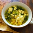チンゲン菜と卵のほっこりスープ