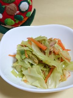 キャベツとツナのカレー和え-レシピのメイン写真