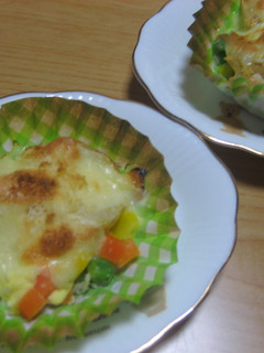 簡単ミニ野菜グラタン-レシピのメイン写真