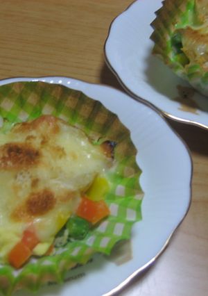 簡単ミニ野菜グラタン-レシピのメイン写真