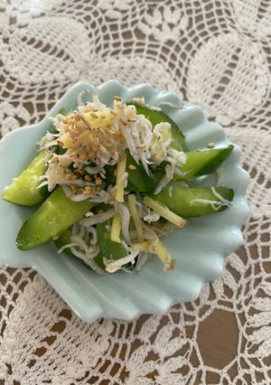 即席！キュウリとしらすの和え物-レシピのメイン写真