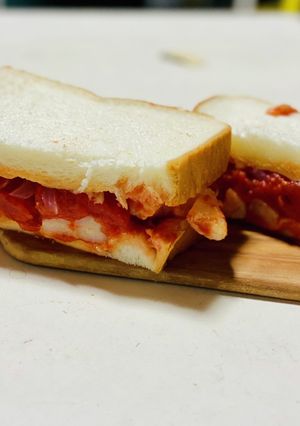 簡単!チリシュリンプサンド♪-レシピのメイン写真