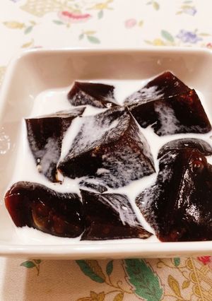 コーヒーわらび餅風ゼリー♡サイリウム-レシピのメイン写真