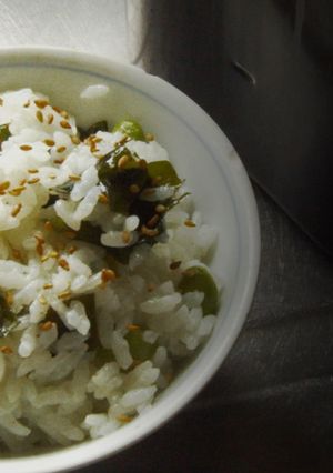 おかずいらずの枝豆わかめご飯-レシピのメイン写真