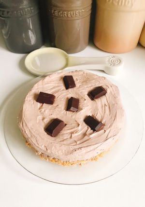 簡単チョコレートレアチーズ ゼラチン無し-レシピのメイン写真