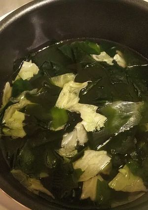 とても簡単わかめスープ-レシピのメイン写真