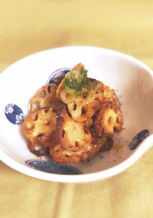 揚げ蓮根のポン酢かけ-レシピのメイン写真