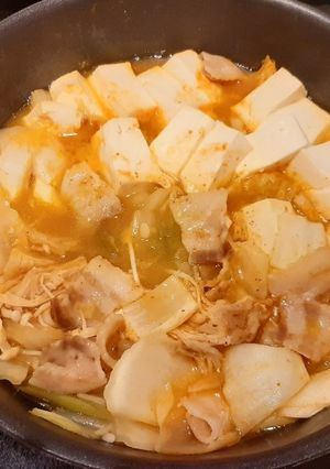 【男の大雑把料理】即席キムチ鍋-レシピのメイン写真