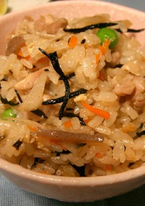 懐かし☆幼稚園の炊き込みご飯☆ひじき入り-レシピのメイン写真