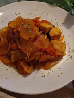 鶏むね肉とフレッシュトマト煮-レシピのメイン写真
