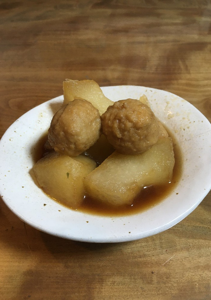 旨い旨い！冬瓜と肉団子の煮物-レシピのメイン写真