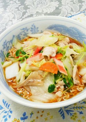 偏愛ラーメン野菜たっぷり♡サッポロ一番-レシピのメイン写真