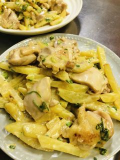 じゃがいもと鶏肉の照りマヨ炒め-レシピのメイン写真