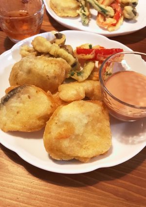 ふわふわフリッター☆タラと彩り野菜-レシピのメイン写真
