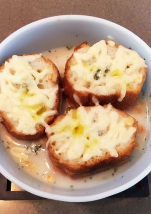 ブルーチーズ香るパングラタン-レシピのメイン写真