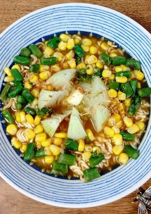 サッポロ一番で偏愛☆丸ごと玉ねぎレンチン-レシピのメイン写真