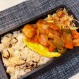簡単酢鶏弁当 2020/10/19