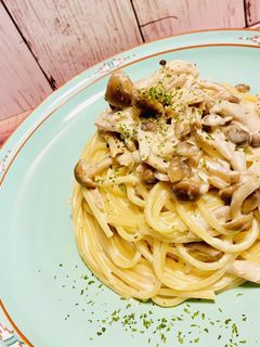 しめじと舞茸のクリームパスタ-レシピのメイン写真