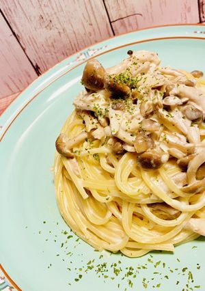 しめじと舞茸のクリームパスタ-レシピのメイン写真
