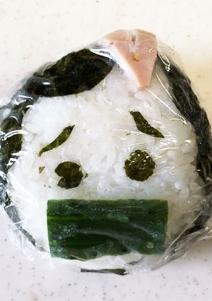 鬼滅の刃・ねずこ風おにぎり-レシピのメイン写真