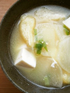 かぶと豆腐のお味噌汁♪-レシピのメイン写真