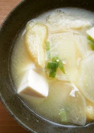 かぶと豆腐のお味噌汁♪-レシピのメイン写真