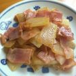 大根とベーコンのバター醤油炒め