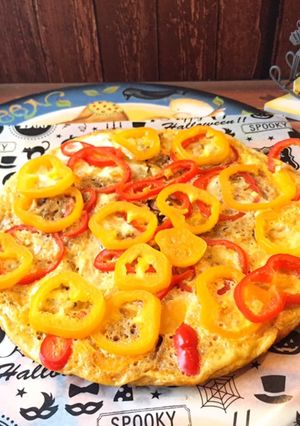 フライパンで蒸し卵風 パスタソース味-レシピのメイン写真